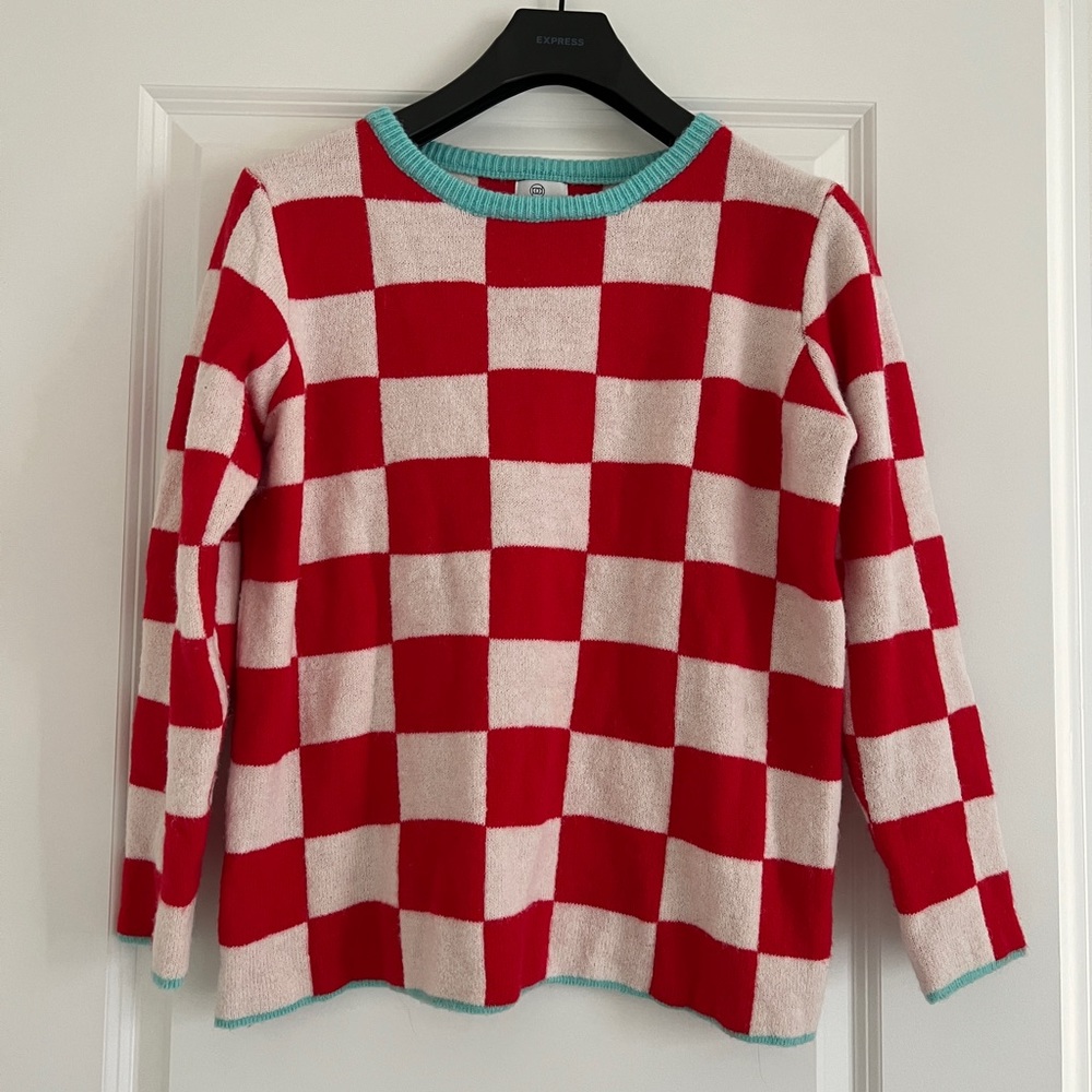 Checkered sweater - vrg girl